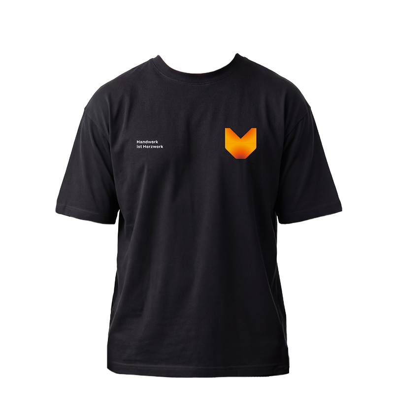 HEROCON 2026 Shirt schwarz - "Handwerk ist Herzwerk" - Unisex/Männerschnitt