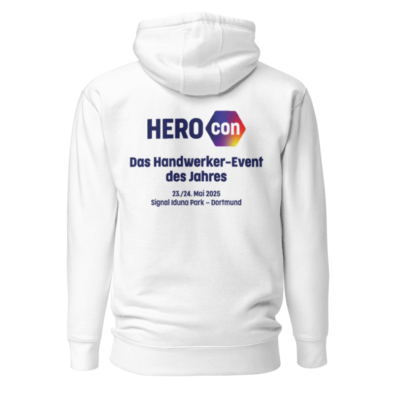 HEROcon Pullover weiß 2025