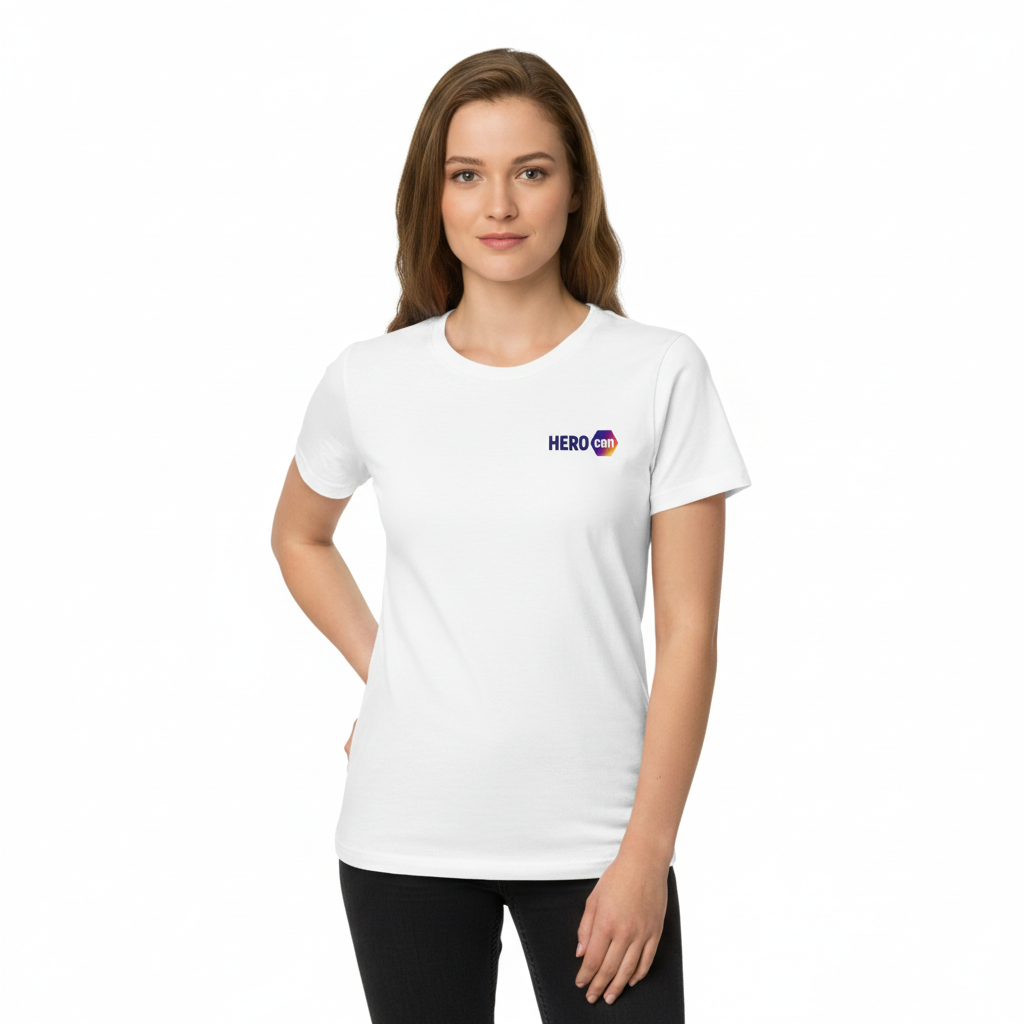 HEROcon Shirt weiß 2025 - Besucher - Frauenschnitt